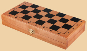 Шахматы Тонированные (красные, малые)