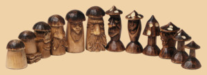 Шахматные фигуры Грибки