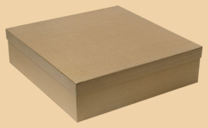 Коробка Золотая (37 на 37 на 10 см)