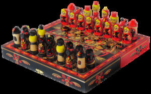 Шахматы Хохлома Презент