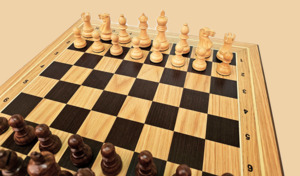 Стол шахматный Императорский (массив дуба, с ящиками для фигур)