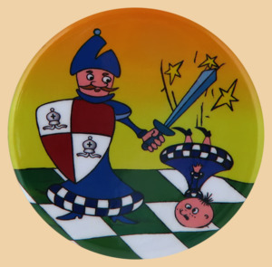 Магнит шахматный Офицер (56 мм)