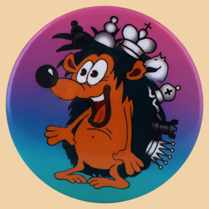 Шахматный значок Ёжик