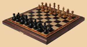 Шахматы Люкс (венге, клетка 4,5см)