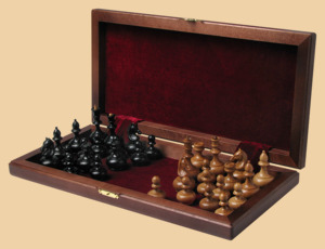 Шахматы Люкс (венге, клетка 4,5см)