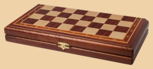 Шахматы Люкс (махагон, клетка 4,5см)