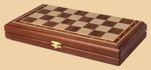 Шахматы Люкс (американский орех, клетка 4,5см)