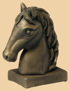Свеча Бюст лошади (бронзовая)