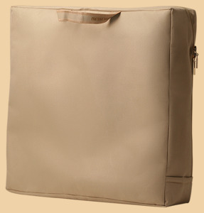 Сумка-чехол с ручками для нард или шахмат Слоновая кость (40 на 40 на 12 см)