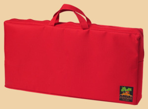 Сумка-чехол с ручками для нард или шахмат Красный (30 на 60 на 7 см)