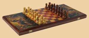 Шахматы, нарды, шашки Вороной (средние)