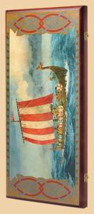 Шахматы, нарды, шашки Викинги (средние)