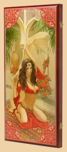 Шахматы, нарды, шашки Восточная красавица (средние)