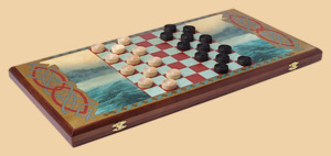 Шахматы, нарды, шашки Викинги (большие)