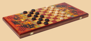 Шахматы, нарды, шашки Гонки на колесницах (большие)
