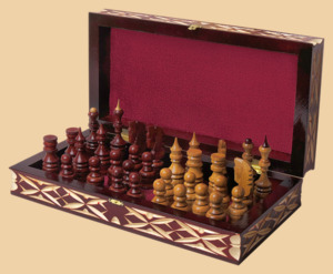 Шахматы Королевские (классические фигуры, дуб)