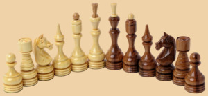 Шахматы Бастион (американский орех, клетка 4,5 см)