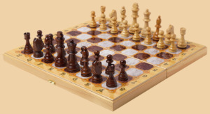 Шахматы Мраморные (средние)