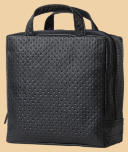 Сумка-чехол с ручками для нард или шахмат Кожаный (25 на 25 на 10 см)