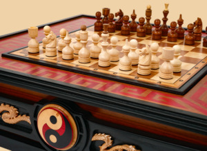 Шахматы, нарды, шашки Япония (мини)