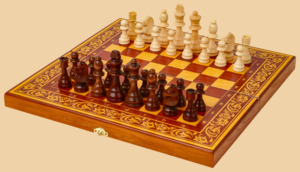 Шахматы Махагон (средние)