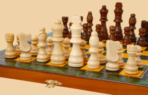 Шахматы Малахит (малые)