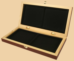 Шахматная доска складная Гжель (клетка 4 см)