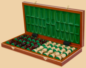 Шахматы Стаунтон №7 (махагон)