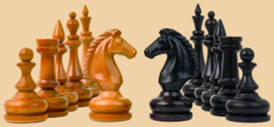 Шахматные фигуры Царские (натуральный цвет)