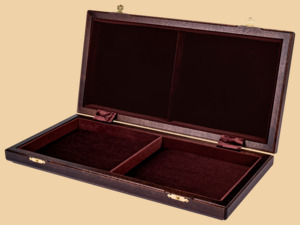 Шахматная доска складная Турнирная (венге и дуб, клетка 5 см)