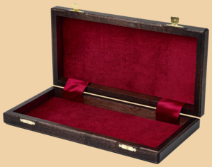 Шахматная доска складная Турнирная (венге и ясень, клетка 4 см)