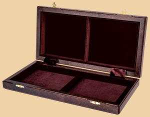 Шахматная доска складная Турнирная (венге и ясень, клетка 4 см)