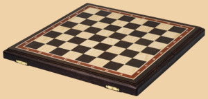 Шахматная доска складная Турнирная (венге и ясень, клетка 4,5 см)