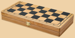 Шахматная доска складная Игрок мини из ясеня