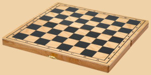 Шахматная доска складная Игрок мини из ясеня