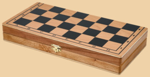 Шахматная доска складная Игрок мини из бука