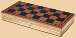 Шахматная доска складная Игрок мини из сапеле