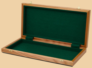 Шахматная доска складная Ампир эбен (клетка 5 см)