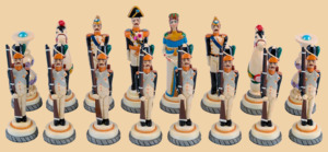 Шахматные фигуры Монархия (из хлеба)