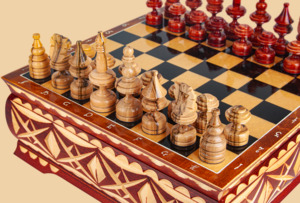 Шахматы Дуэлянт (классические фигуры, клён)