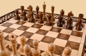 Шахматы, нарды, шашки Великолепные с узором