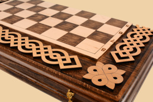 Шахматы, нарды, шашки Великолепные с узором