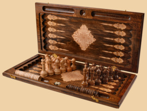 Шахматы, нарды, шашки Великолепные с узором