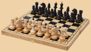 Шахматы Игрок мини из ясеня №1