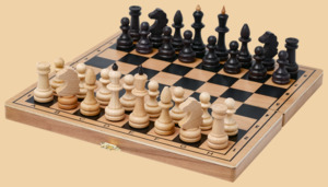 Шахматы Игрок мини из бука №1