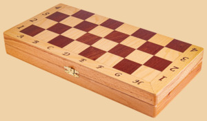 Шахматы Интарсия (махагон)