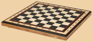 Шахматы Барселона (эбен, фигуры с утяжелением)