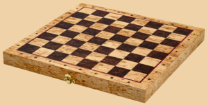 Шахматы Примавера малые (карельская берёза, берёовый кап)