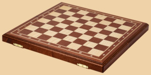 Шахматы Гамбит (доска махагон-ясень, клетка 4 см, модель №1)