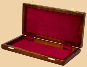 Шахматы Гамбит (доска махагон-ясень, клетка 4 см, модель №2)